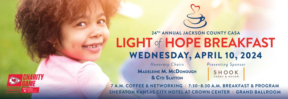 Jackson County CASA Light of Hope Breakfast, April 10, 2024